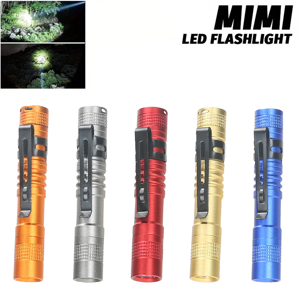 Outdoor Lighting House - Mini draagbare LED-penlamp met clip Ultra