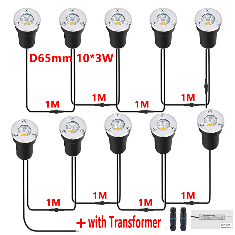 Ground Light Recessed - 12V LED Inbouwlamp IP67 Waterdichte Buiten
