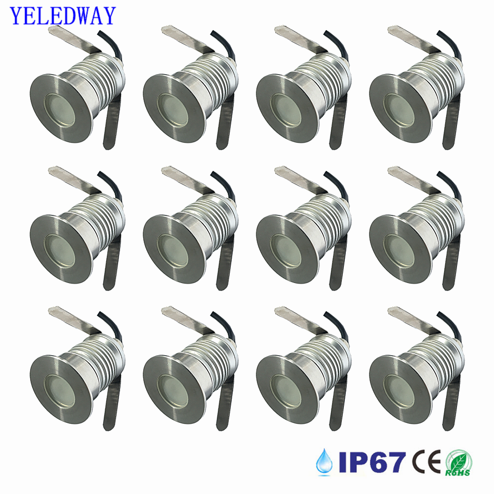 Ground Light Recessed - IP67 Waterdichte 1W Led Ondergrondse Licht