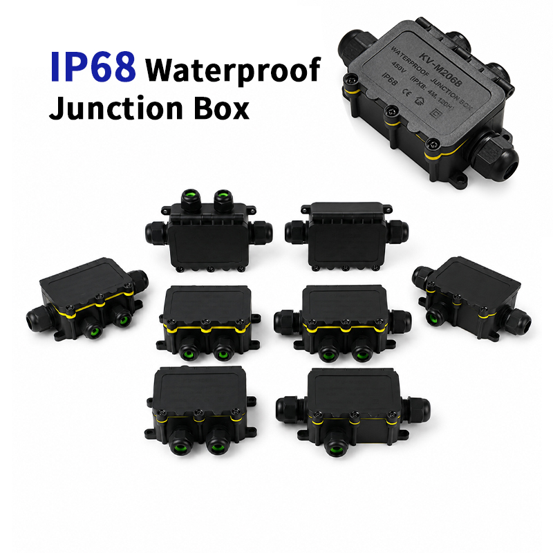Outdoor Lighting Pole - IP68 Waterdichte Junction Box 2-8 Way
