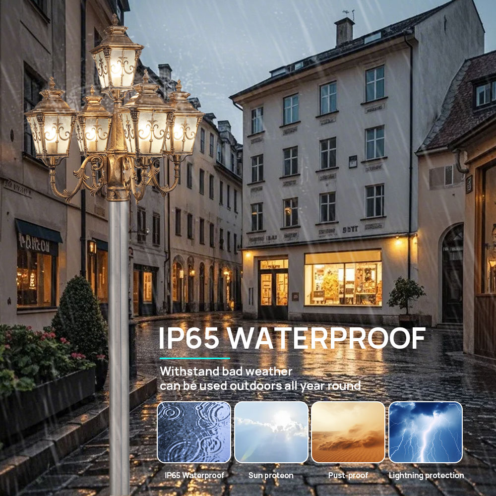 Pas buiten 5-kops klassieke tu - Outdoor Lighting Pole recensie en prijs