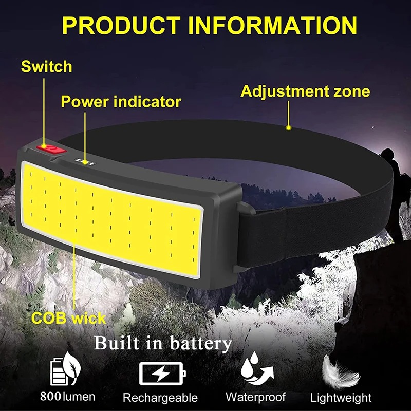Krachtige COB LED-koplamp 4 ve - Led Flood Light recensie en prijs