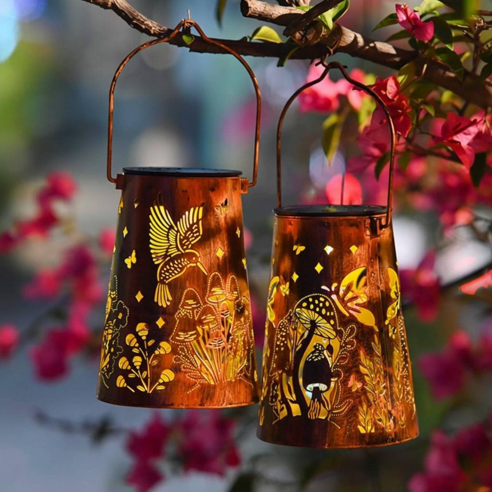 Bloementuinlantaarn Patroon Tu - Solar Lantern Hanging recensie en prijs