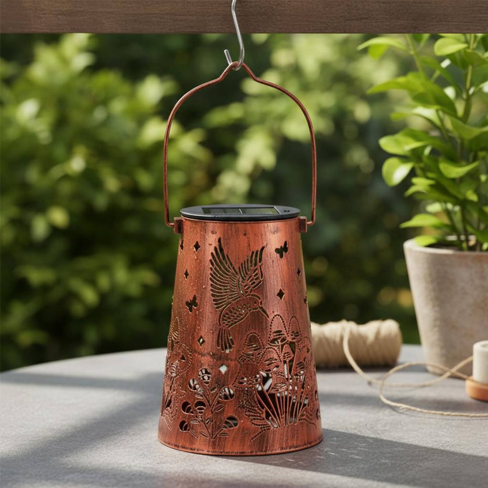 Bloementuinlantaarn Patroon Tu - Solar Lantern Hanging recensie en prijs