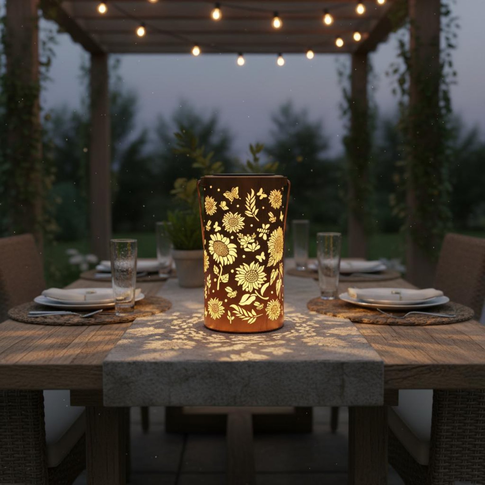 Kleurrijke Sunburst Solar Lant - Solar Lantern Hanging recensie en prijs