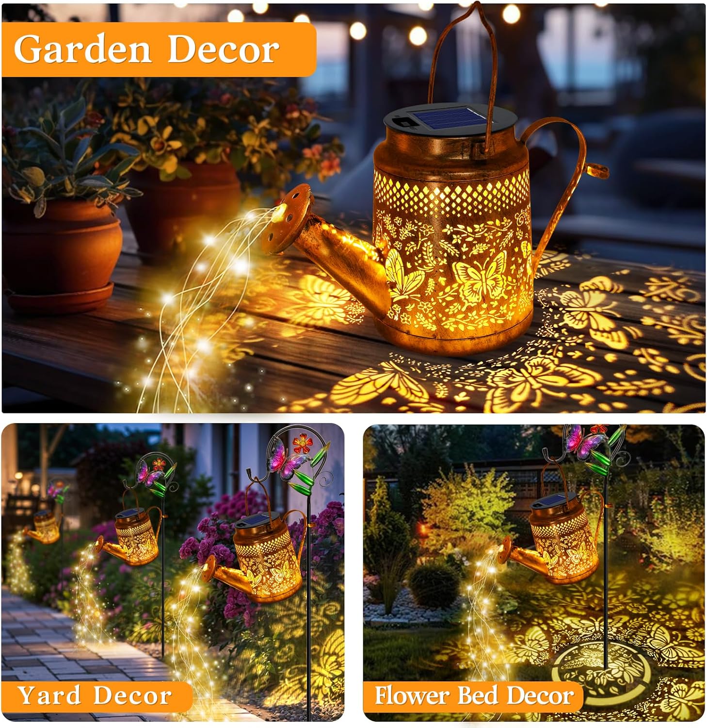 2-pack grote zonne-vlinder gie - Solar Lantern Hanging recensie en prijs