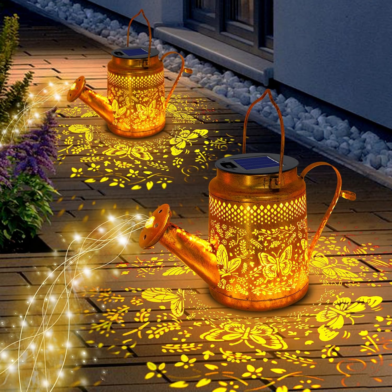 2-pack grote zonne-vlinder gie - Solar Lantern Hanging recensie en prijs
