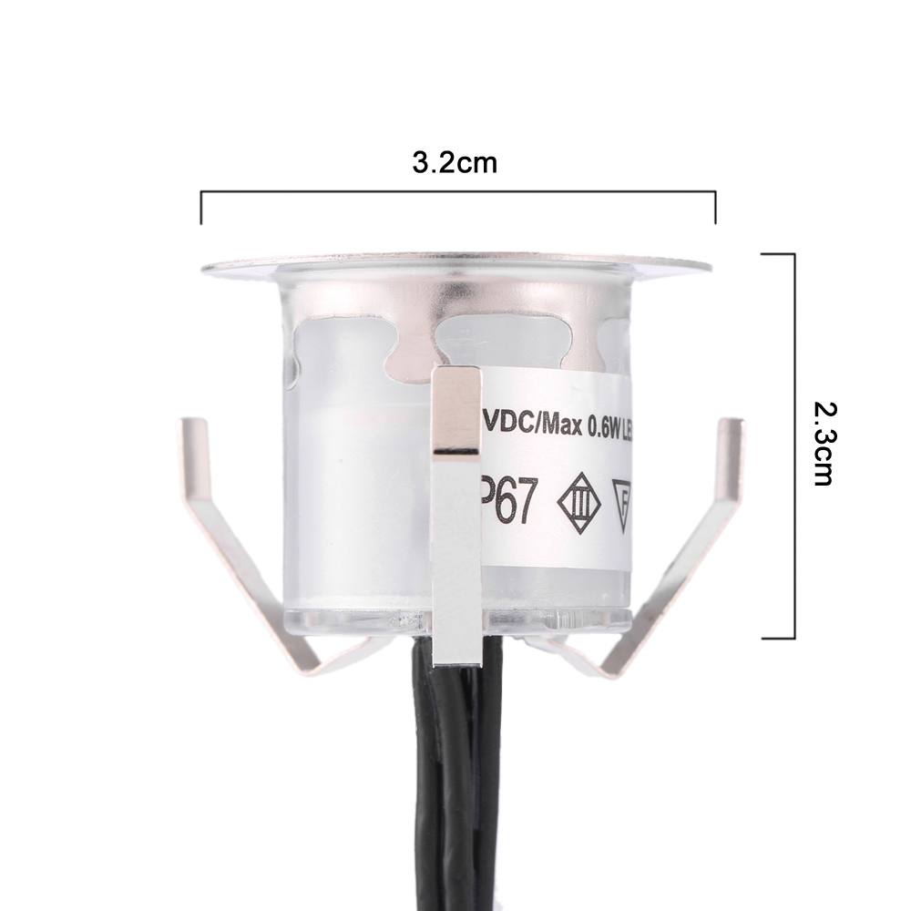 10 STKS 32mm LED-dekverlichtin - Ground Light Recessed recensie en prijs