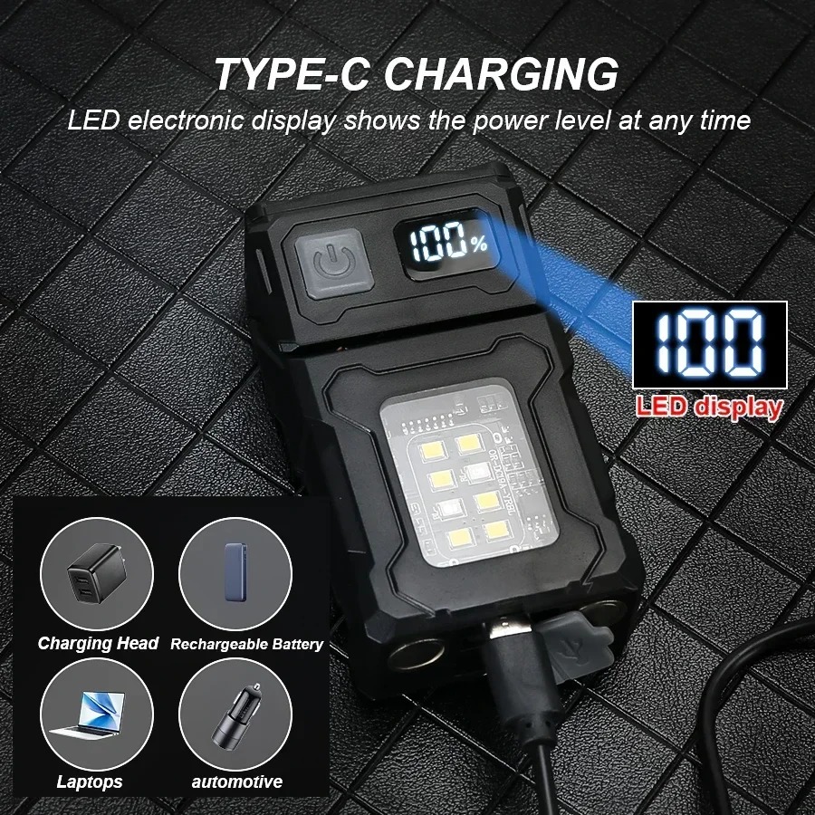 Mini USB Oplaadbare LED-zaklam - Outdoor Lighting Black recensie en prijs
