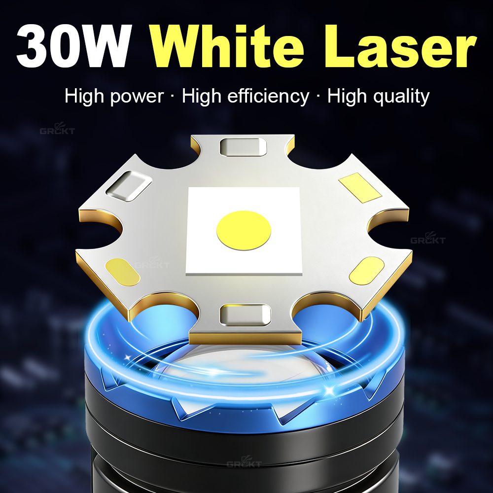 Witte laser-campingzaklamp, op - Outdoor Lighting Black recensie en prijs