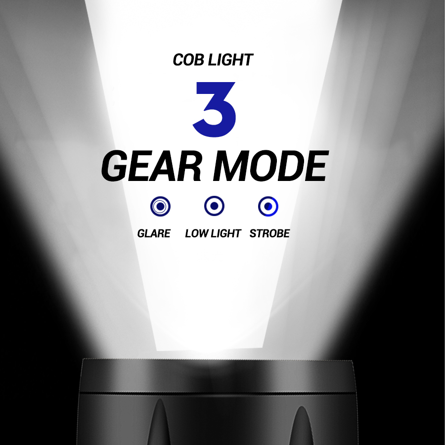 Mini LED-zaklamp COB-schijnwer - Outdoor Lighting Black recensie en prijs