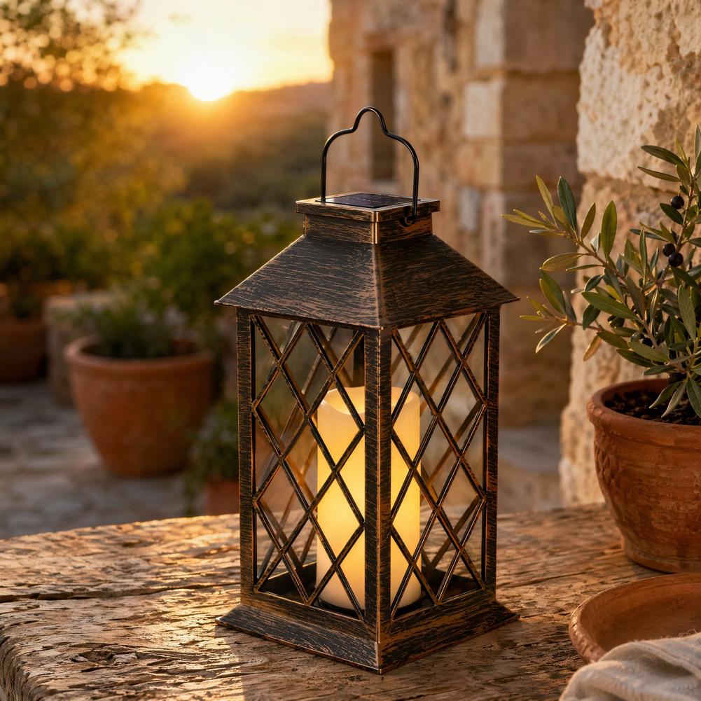 Retro zonnelantaarn, zonne-ene - Solar Lantern Hanging recensie en prijs
