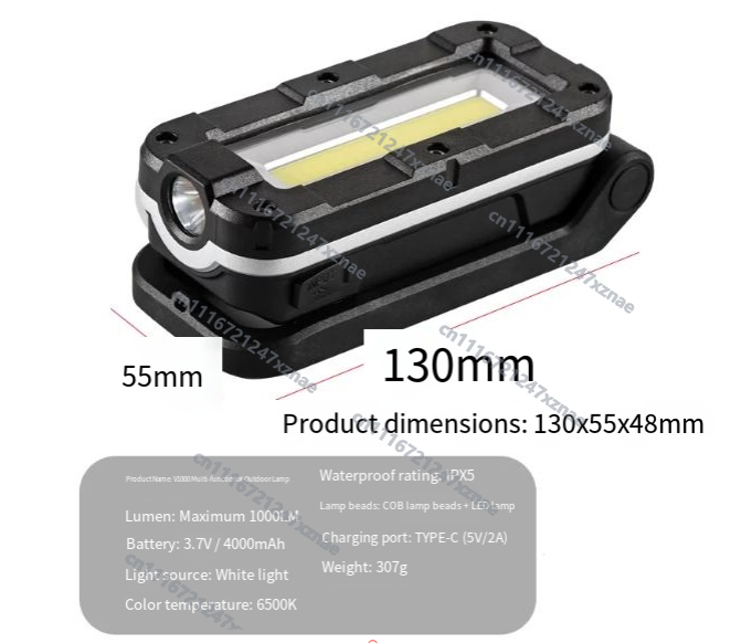 V1000 1000LM LED-werklamp voor - Led Flood Light recensie en prijs