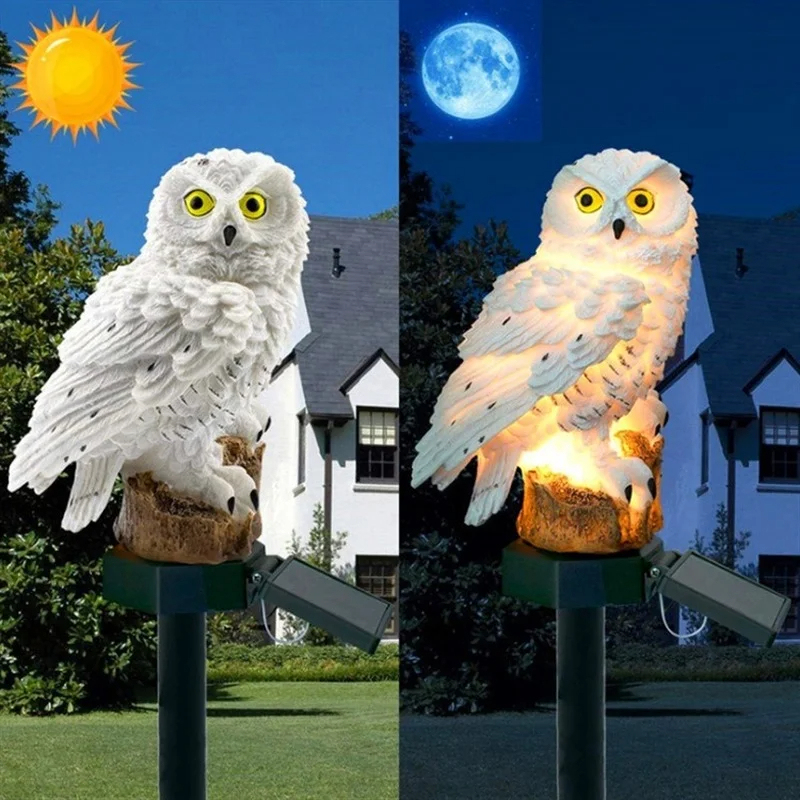 Solar Owl Statue Garden Light  - Outdoor Lighting House recensie en prijs