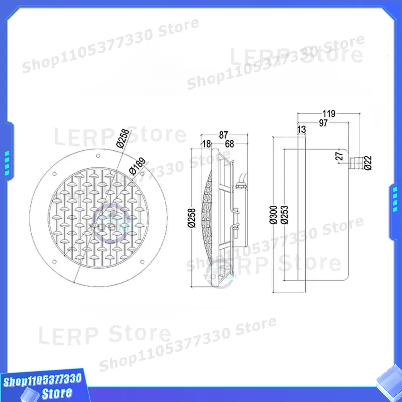 RGB LED Onderwater Zwembadlamp - Ground Light Recessed recensie en prijs