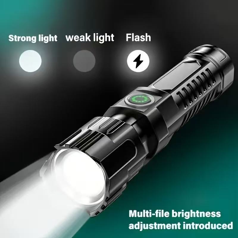 Nieuwe krachtige led-zaklamp,  - Outdoor Lighting Black recensie en prijs