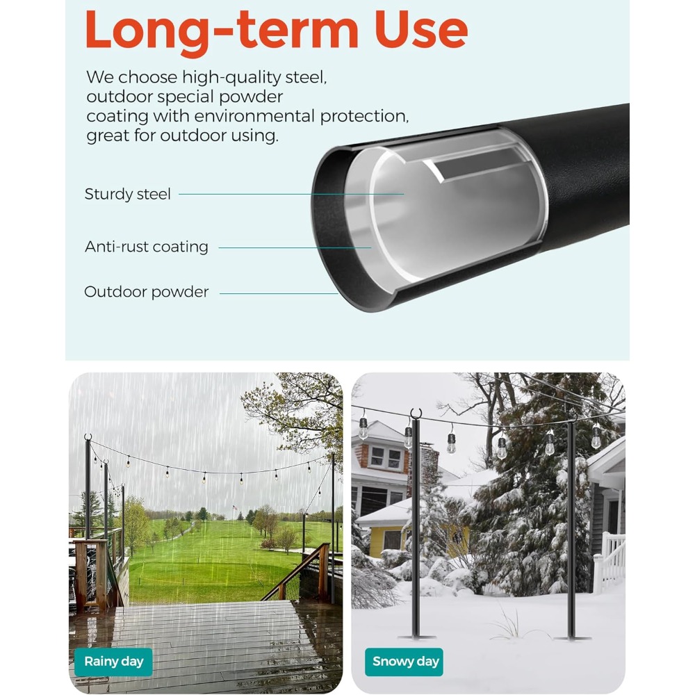 land·voi 4-pack lichtslingerpa - Outdoor Lighting Pole recensie en prijs