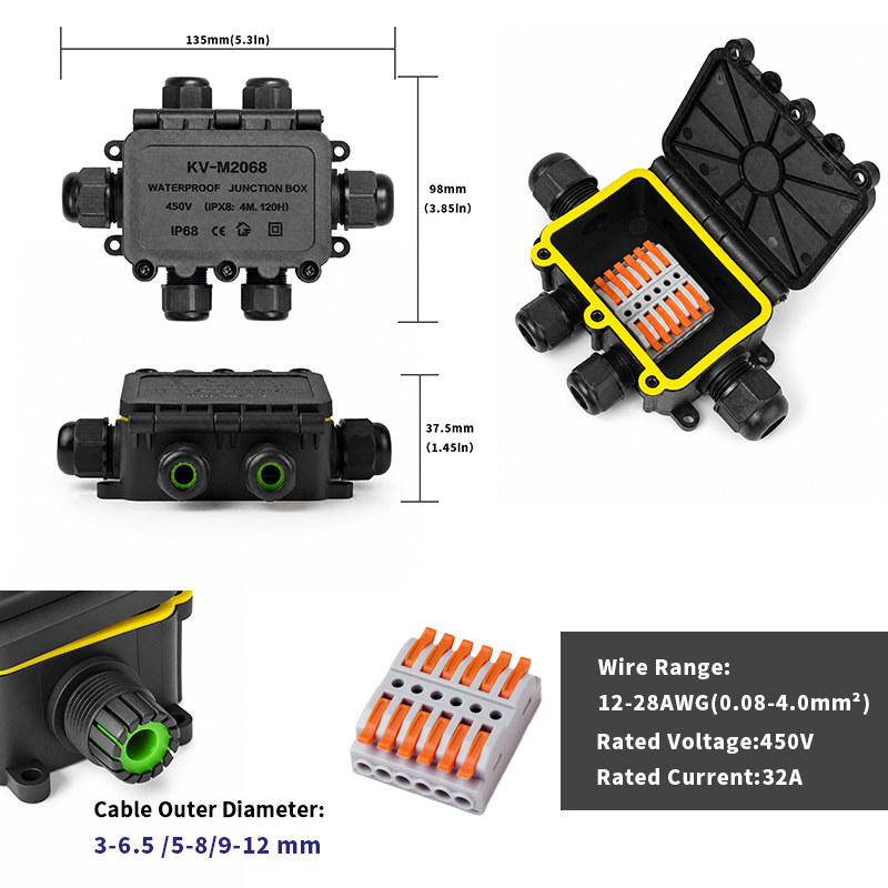 IP68 Waterdichte Junction Box  - Outdoor Lighting Pole recensie en prijs