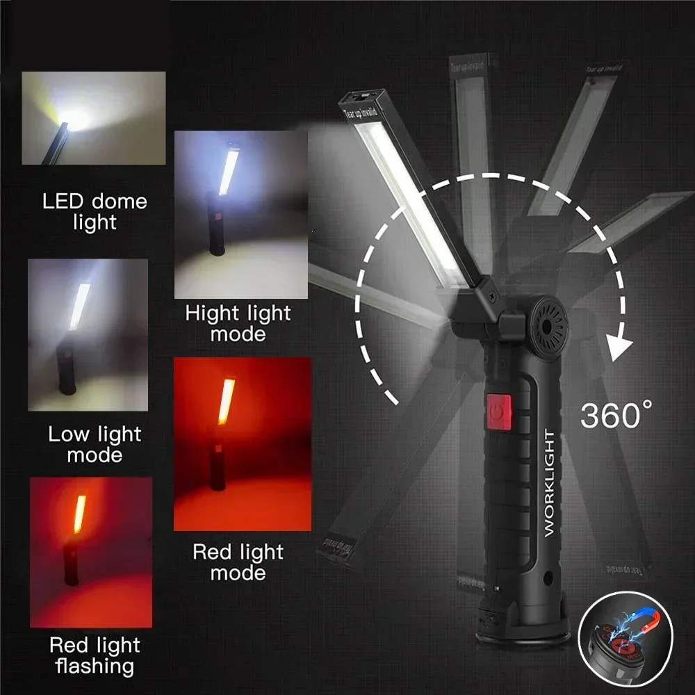 LED COB-zaklamp USB oplaadbare - Outdoor Lighting House recensie en prijs