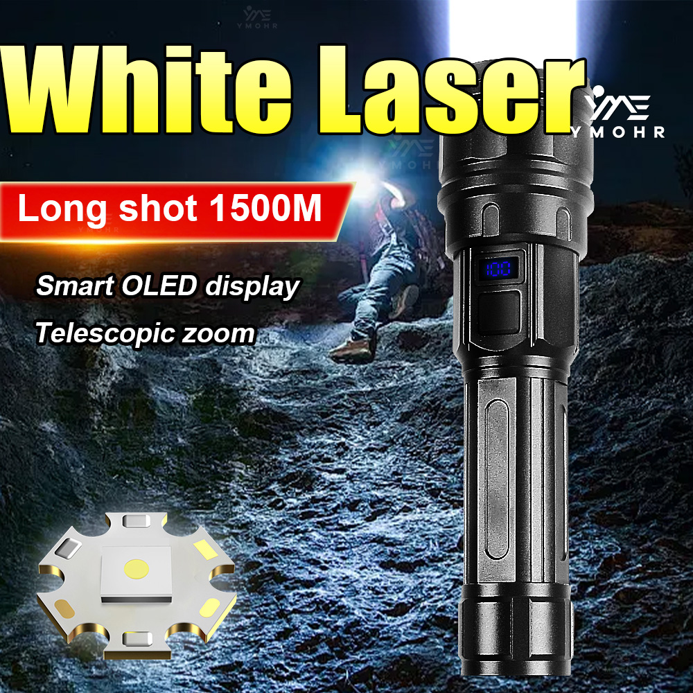 Witte laser-zaklamp met hoog v - Outdoor Lighting Black recensie en prijs