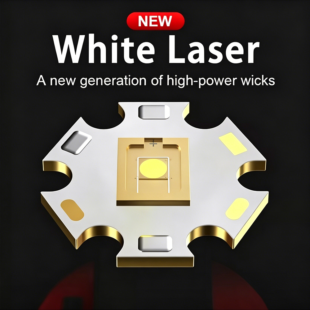Witte laser-zaklamp met hoog v - Outdoor Lighting Black recensie en prijs