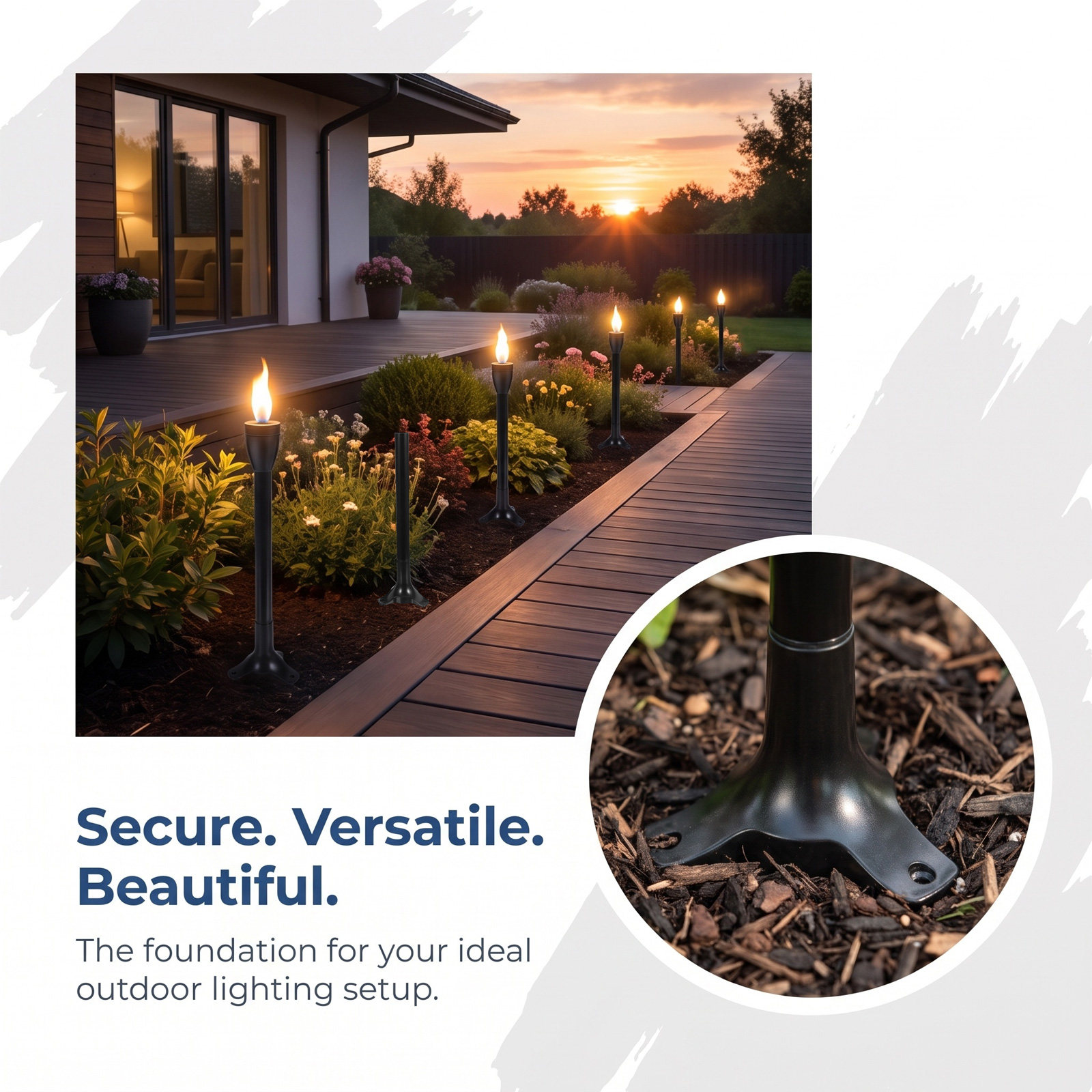 6-delige set tuinlamp grondste - Outdoor Lighting Pole recensie en prijs